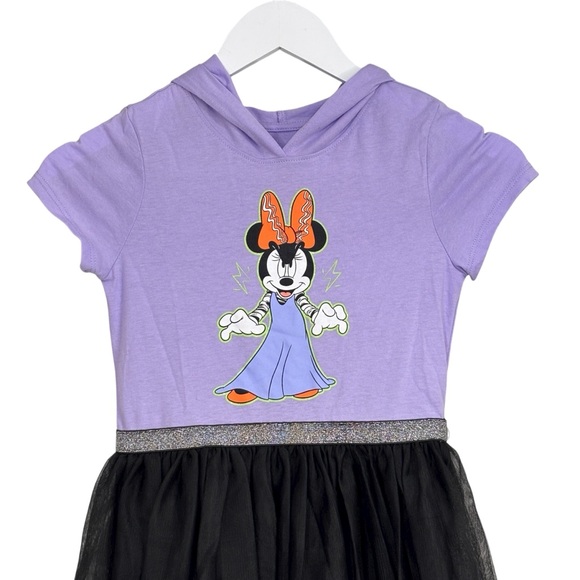 Minnie Mouse Purple & Black Tutu Halloween Dress Girl’s Size 7/8 NWT - Picture 2 of 9